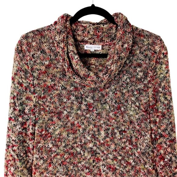 Northern reflections High Low Turtleneck sweater women size S - Picture 7 of 13